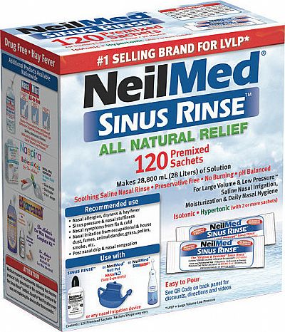 NeilMed Sinus Rinse Ανταλλακτικά, 120 φακελάκια