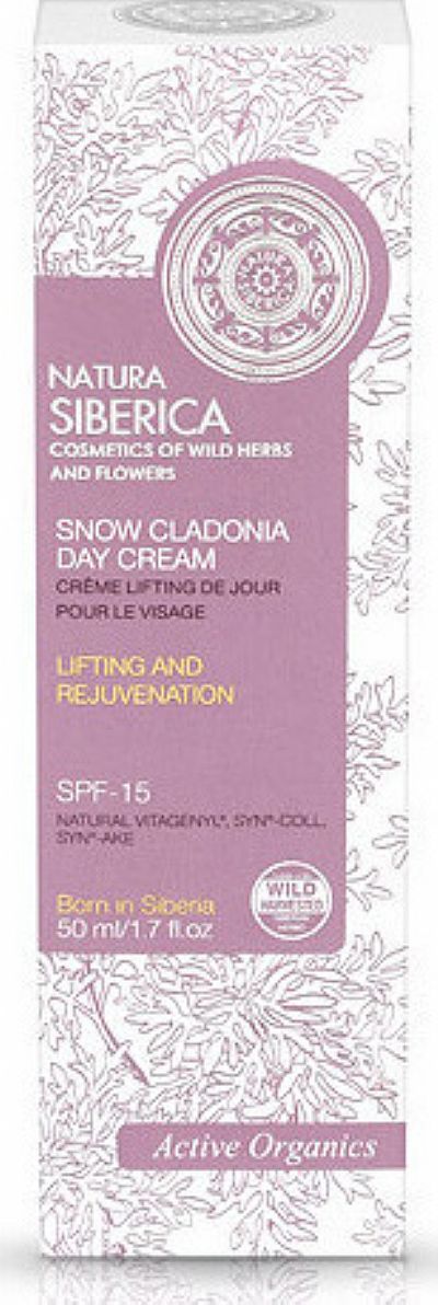 Natura Siberica Snow Cladonia Day Cream 15SPF 50ml 