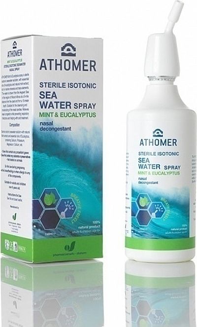 Athomer Sea Water Spray Μέντα & Ευκάλυπτο 150ml