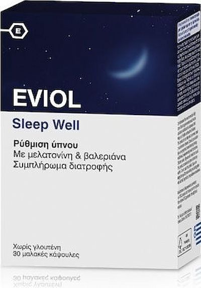 Eviol Sleep Well 30 μαλακές κάψουλες