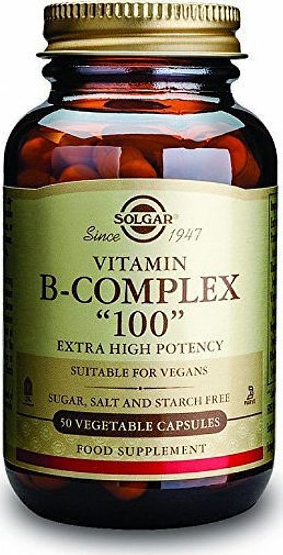 Solgar - Vitamin B-Complex 100 - 50veg.caps
