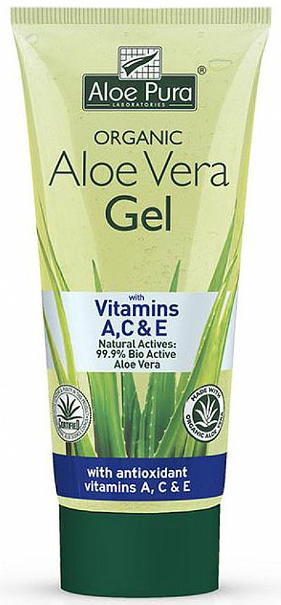 Optima Naturals Organic Aloe Vera Body Gel Vitamin A, C & E 200ml