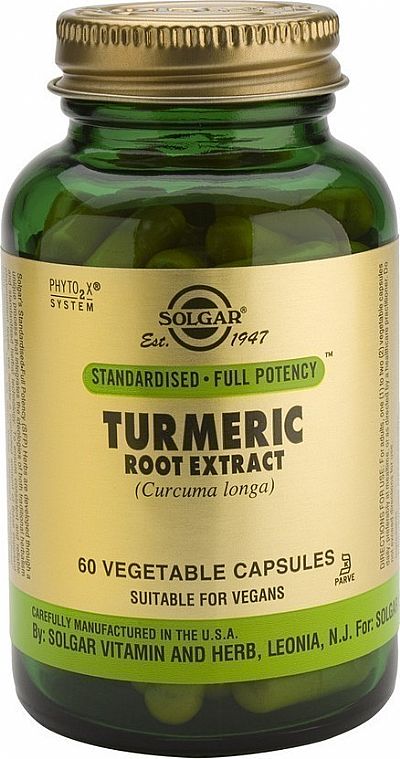 Solgar Turmeric Root Extract 60 φυτοκάψουλες