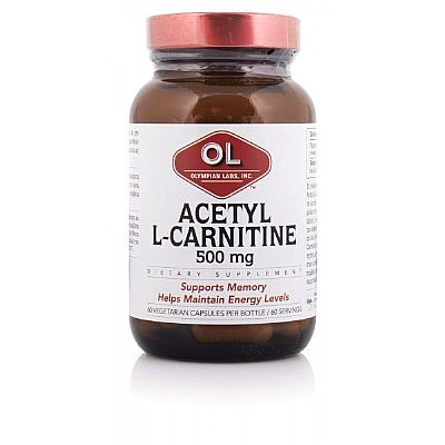 Olympian Labs Acetyl L-Carnitine 500mg 60 κάψουλες