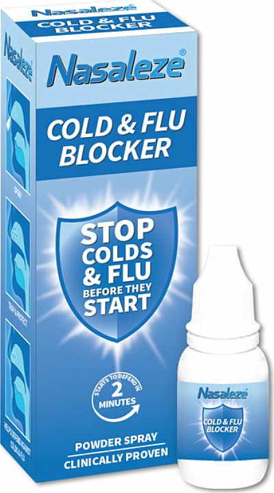 Nasaleze cold 7 flu blocker 800mg