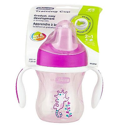 Chicco Training Cup 6m+ Pink 200ml