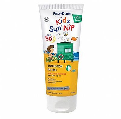 Frezyderm Kids Sun+ Nip Αντηλιακό Γαλάκτωμα για Παιδιά 175 ml.SPF 50+