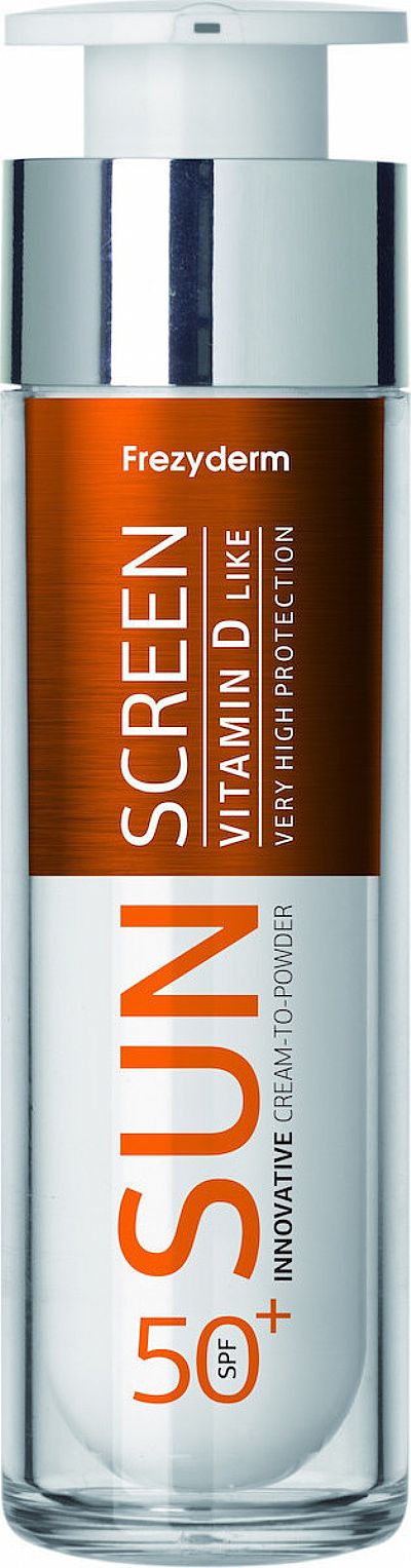 Frezyderm Sun Screen Vitamin D Like Cream to Powder SPF50 50ml
