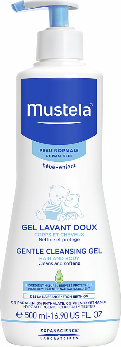 Mustela Gentle Cleansing Gel Βρεφικό-Παιδικό Τζελ Καθαρισμού για Σώμα και Μαλλιά 500ml