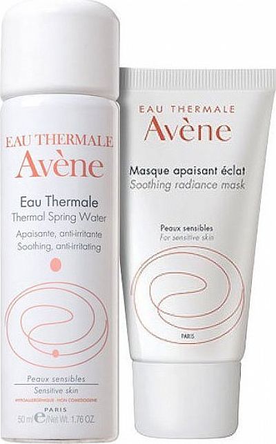Avene Masque Apaisant Eclat 50ml & Thermal Spring Water 50ml