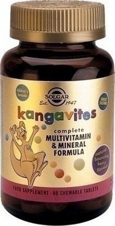 Solgar Kangavites Formula 60 μασώμενες ταμπλέτες Berry