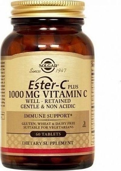 Solgar Ester-C 1000mg Vitamin C 60 ταμπλέτες