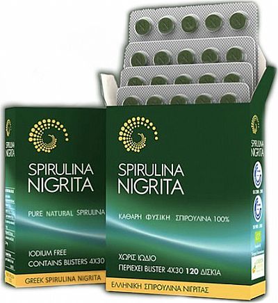 Spiroulina Nigrita Σπιρουλίνα Νιγρίτας 120 ταμπλέτες