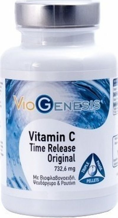Viogenesis Vitamin C Time Release Original Triple Phase 120 κάψουλες