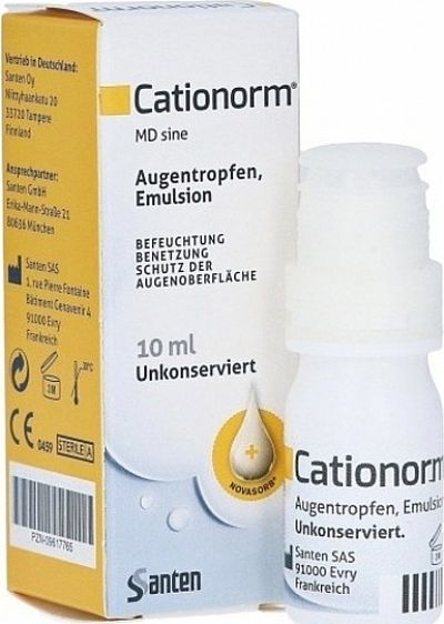 Santen Cationorm Eye Drops 10ml