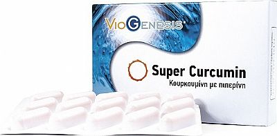 Viogenesis Super Curcumin Κουρκουμίνη με Πιπερίνη 30 κάψουλες