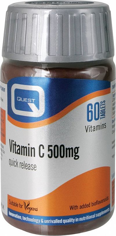 Quest Naturapharma Vitamin C 500mg Quick Release 60 ταμπλέτες