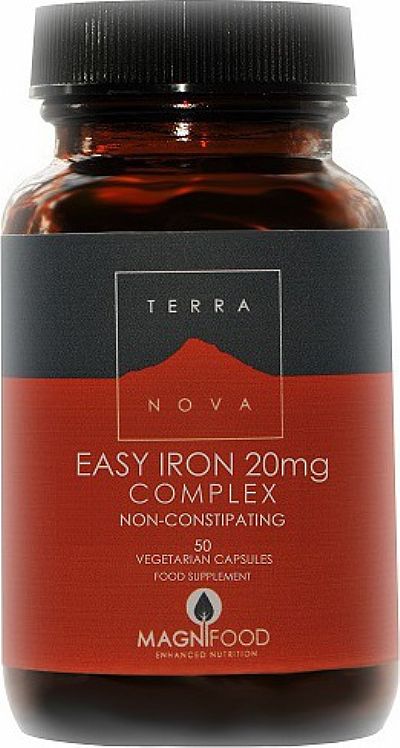 TerraNova Easy Iron 20mg Complex 50 φυτικές κάψουλες