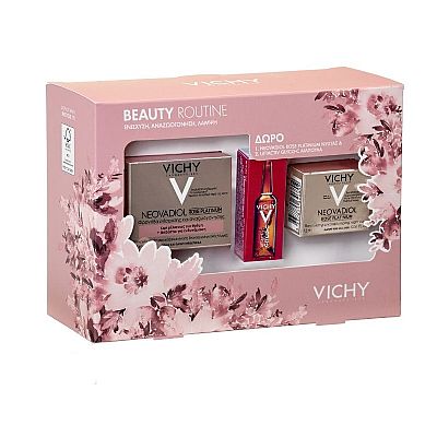 Vichy Neovadiol Rose Platinum Day Cream 50ml, Night Cream 15ml & Liftactiv Glyco C 2ml