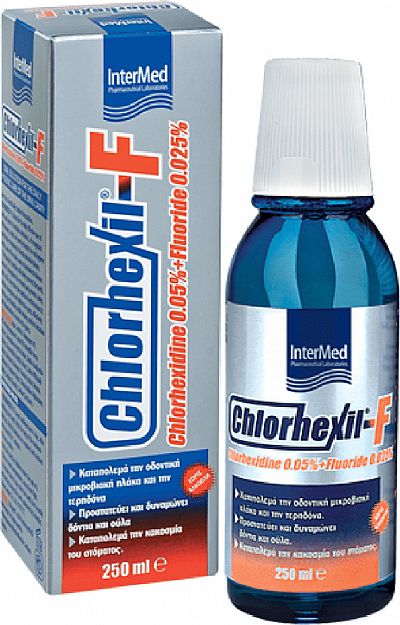 Chlorhexil-F για την Καθημερινή Προστασία Δοντιών & Ούλων 250ml