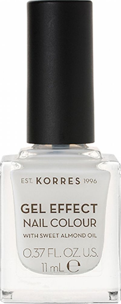 KORRES Gel Effect Βερνίκι Νυχιών Porcelain White No02 11ml