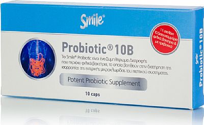 Smile Probiotic 10B 10 κάψουλες