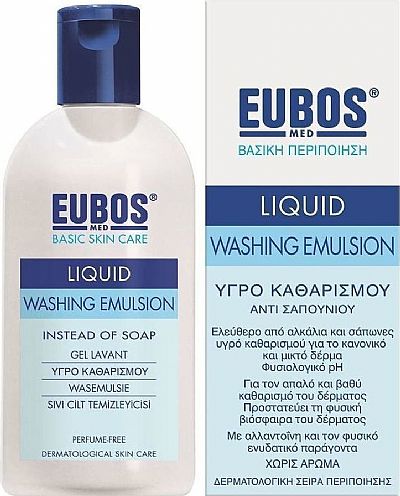 Eubos Blue Liquid Washing Emulsion 200ml