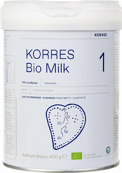 Korres Γάλα σε Σκόνη Bio Milk 1 0m+ 400gr