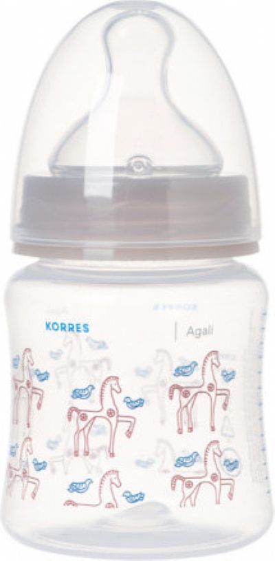 Korres Μπιμπερό Agali Πλαστικό Grey 0m+ 150ml