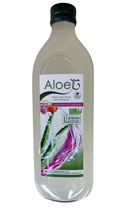 Genomed Aloe G Πόσιμη Γέλη Αλόης 1000ml Μαστίχα Χίου & Κρητικά Βότανα