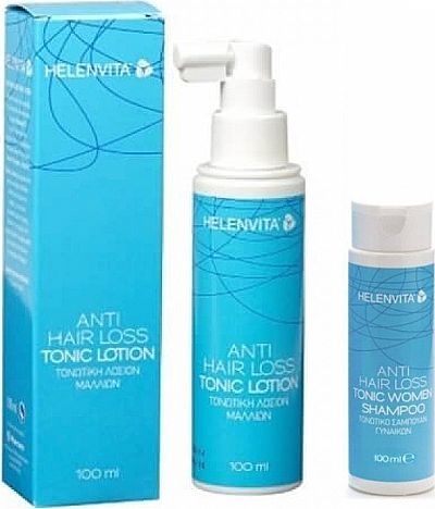 Helenvita Anti Hair Loss Tonic Lotion 100ml & Anti Hair Loss Tonic Women Shampoo 100ml
