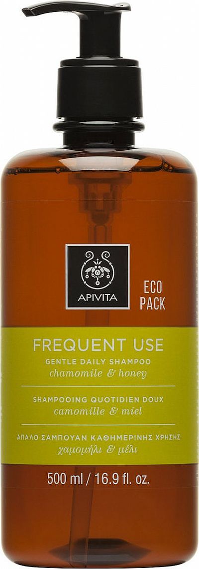 Apivita Frequent Use Chamomile & Honey Shampoo Eco Pack 500ml
