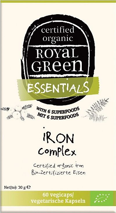 AM Health Royal Green Organic Iron Complex 60 φυτικές κάψουλες