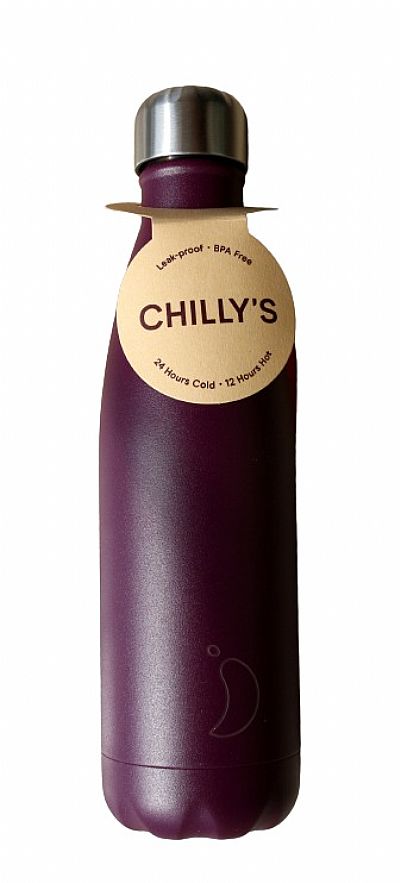 Chilly's Matte Purple Μπουκάλι Θερμός 0.5lt
