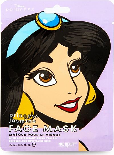 Mad Beauty Disney Princess Jasmine Face Mask 25ml Mad Beauty Disney Princess Jasmine Face Mask 25ml