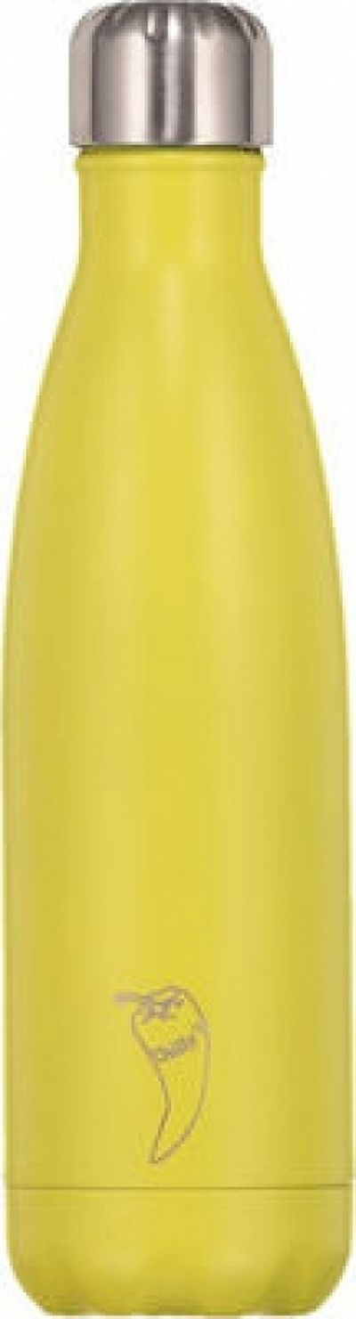 CHILLY'S BOTTLES Μπουκάλι- Θερμός, Neon Yellow - 500ml
