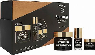 APIVITA Promo Queen Bee Κρέμα Ελαφριάς Υφής 50ml & Δώρο Serum 10ml & Δώρο Κρέμα Νυχτός 15ml