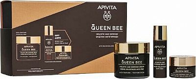 Apivita Promo Queen Bee Holistic Age Day Cream Rich Texture 50ml & Δώρο Anti-Age Serum 10ml & Night Cream 15ml