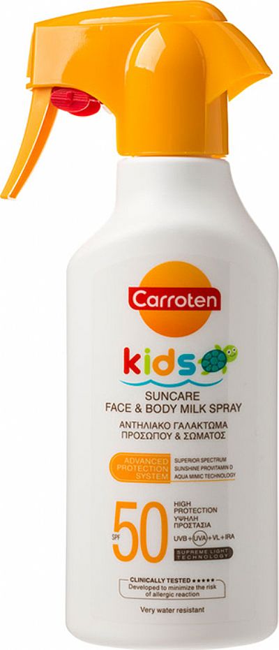 Carroten Παιδικό Αντηλιακό Spray Kids 1 για Πρόσωπο & Σώμα SPF50 300ml