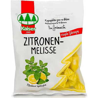 Kaiser Zitronenmelisse Καραμέλες για το Βήχα με Μελισσόχορτο & 13 Βότανα 60g