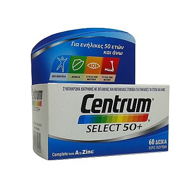 CENTRUM Select 50+, 60tabs