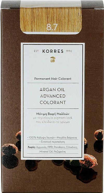 Korres Argan Oil Advanced Colorant 8.7 Καραμέλα