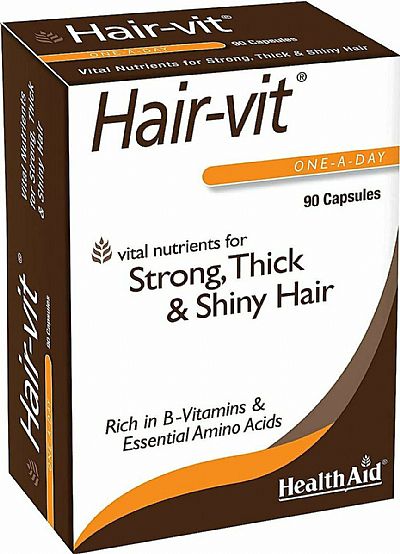 Health Aid Hair-Vit 90 κάψουλες