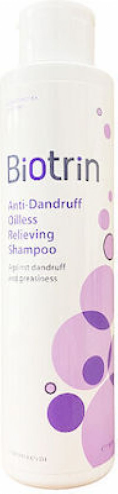 Biotrin Anti-Dandruff Oilless Relieving Shampoo, Σαμπουάν Κατά Της Πιτυρίδας & Της Λιπαρότητας 150ml.