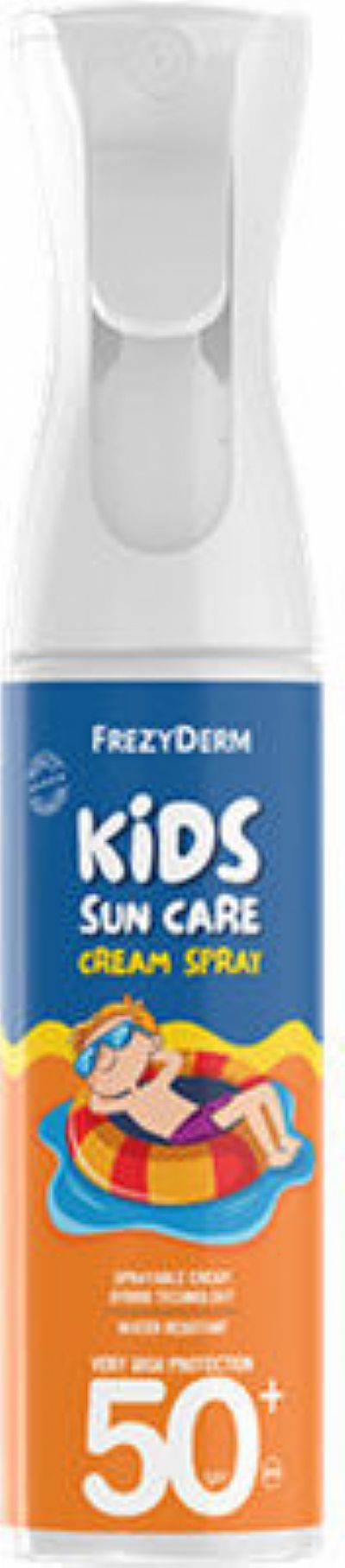 Frezyderm Αδιάβροχο Παιδικό Αντηλιακό Spray Kids Sun Care για Πρόσωπο & Σώμα SPF50+ 275ml