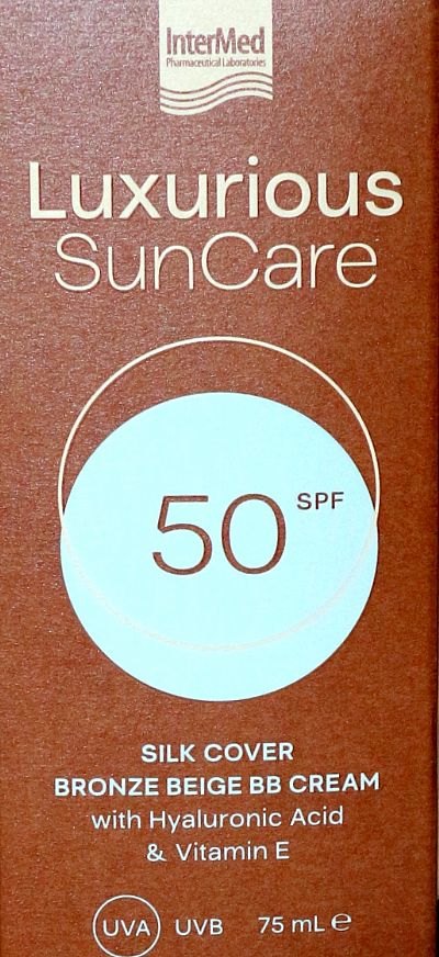 Intermed Luxurious Sun Care Αδιάβροχη Αντηλιακή Κρέμα Προσώπου SPF50 με Χρώμα Bronze Beige 75ml