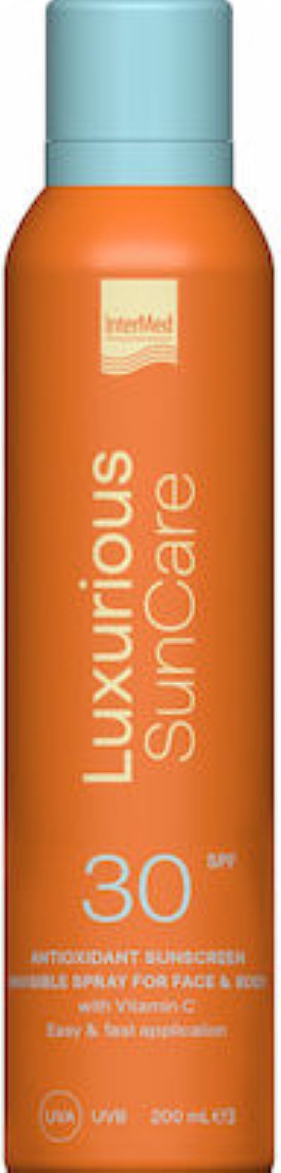 Intermed Luxurious Suncare Αντηλιακή Κρέμα για το Σώμα SPF30 σε Spray 200ml