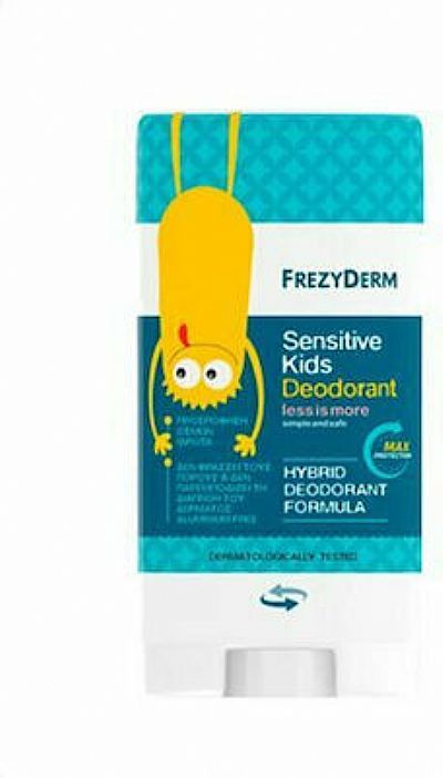 Frezyderm Sensitive Kids Less Is More Αποσμητικό σε Stick Χωρίς Αλουμίνιο 40ml  Frezyderm Sensitive Kids Less Is More Αποσμητικό σε Stick Χωρίς Αλουμίνιο 40ml