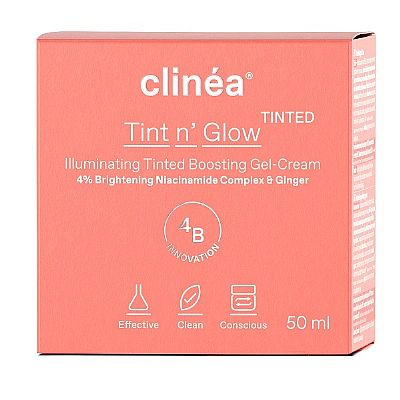 Clinea Tint n' Glow Light Gel Προσώπου Ημέρας με Χρώμα για Λάμψη 50ml
