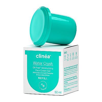 CLINEA Clinéa Water Crush Refill Ενυδατική Κρέμα-Gel Προσώπου Ελαφριάς Υφής - Ανταλλακτικό 50ml.
